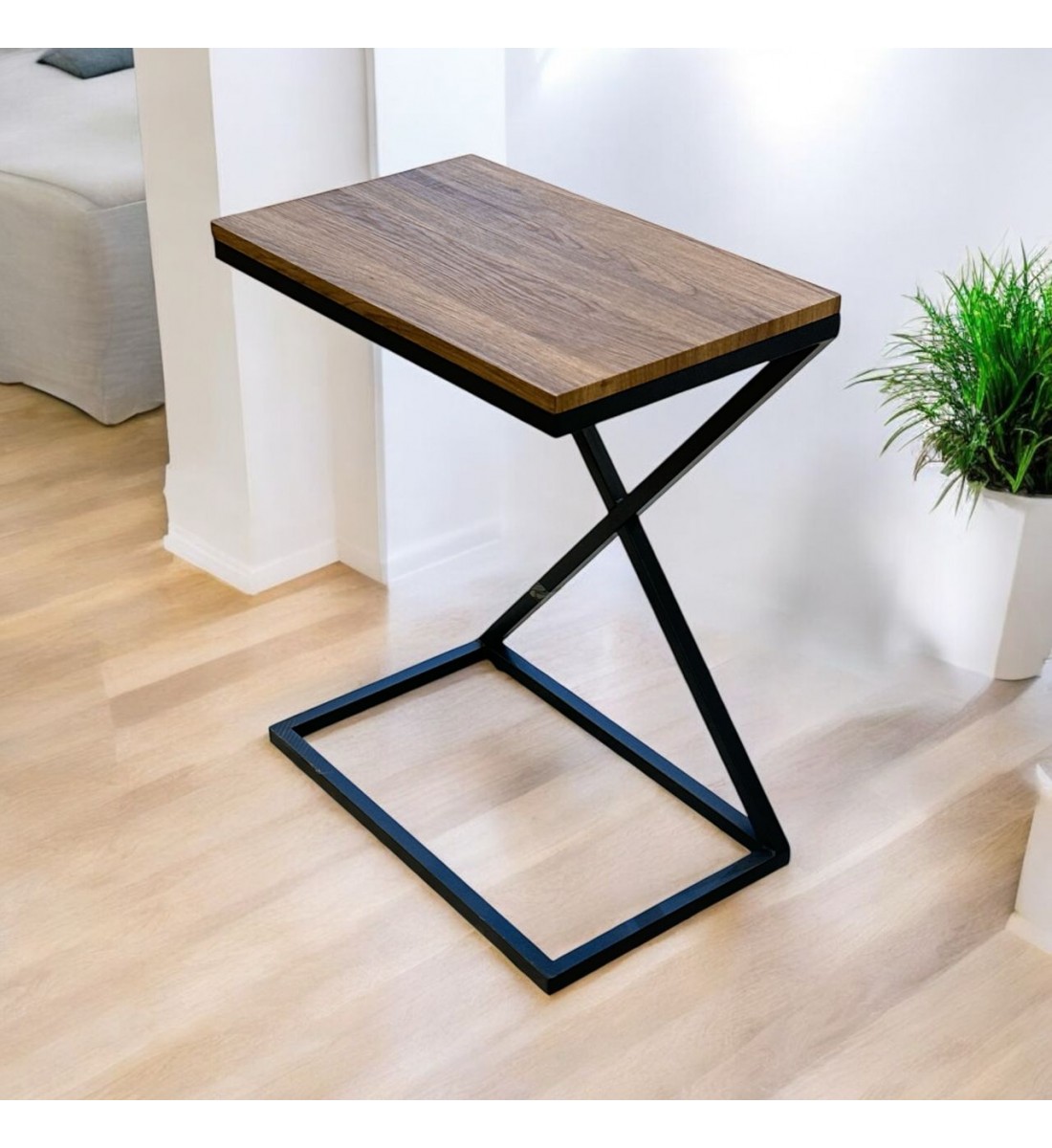 طاولة شاي خدمة مفرد بني 60x30x50 سم طاولة شاي خدمة مفرد بني 60x30x50 سم