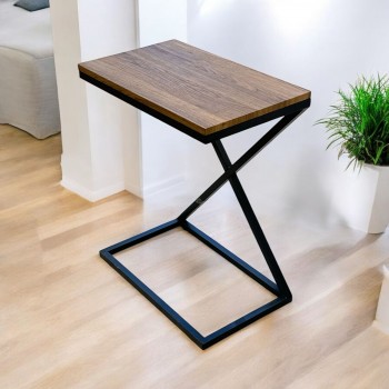 طاولة شاي خدمة مفرد بني 60x30x50 سم