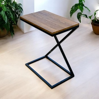 طاولة شاي خدمة مفرد بني 60x30x50 سم