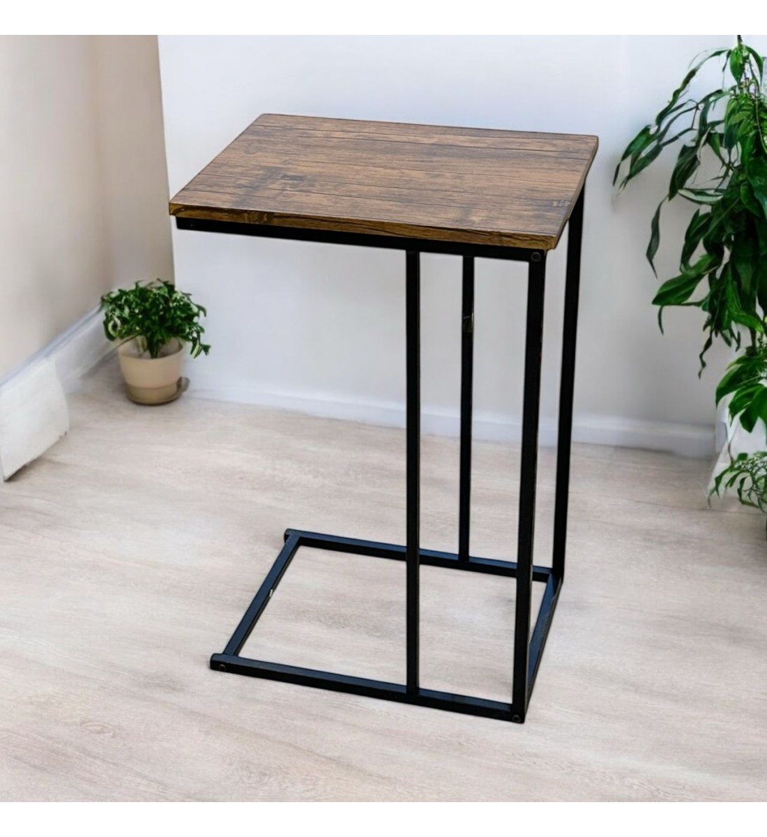 طاولة جانبية خشب بني من هوم كارفينج - 40x30x60 سم طاولة جانبية خشب بني من هوم كارفينج - 40x30x60 سم