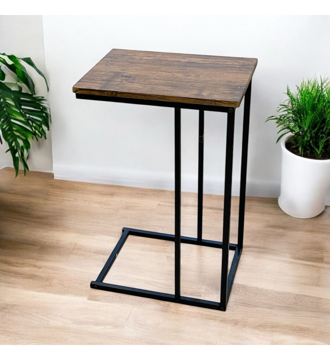 طاولة جانبية خشب بني من هوم كارفينج - 40x30x60 سم طاولة جانبية خشب بني من هوم كارفينج - 40x30x60 سم