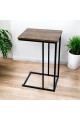 طاولة جانبية خشب بني من هوم كارفينج - 40x30x60 سم طاولة جانبية خشب بني من هوم كارفينج - 40x30x60 سم
