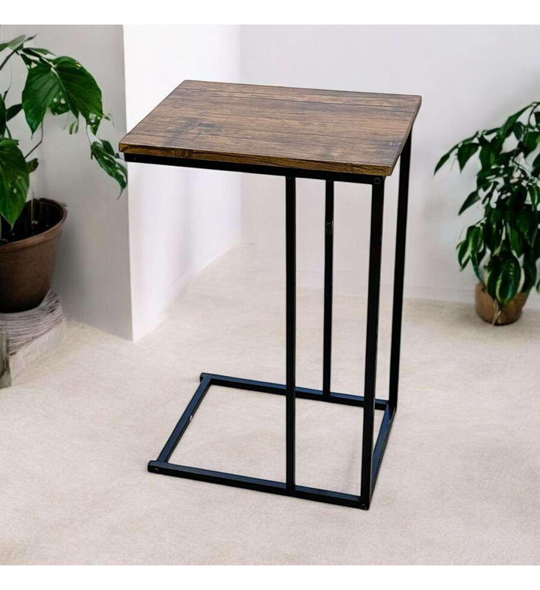 طاولة جانبية خشب بني من هوم كارفينج - 40x30x60 سم طاولة جانبية خشب بني من هوم كارفينج - 40x30x60 سم