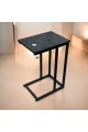 طاولة جانبية خشب اسود من هوم كارفينج -60×30×40سم طاولة جانبية خشب اسود من هوم كارفينج -60×30×40سم