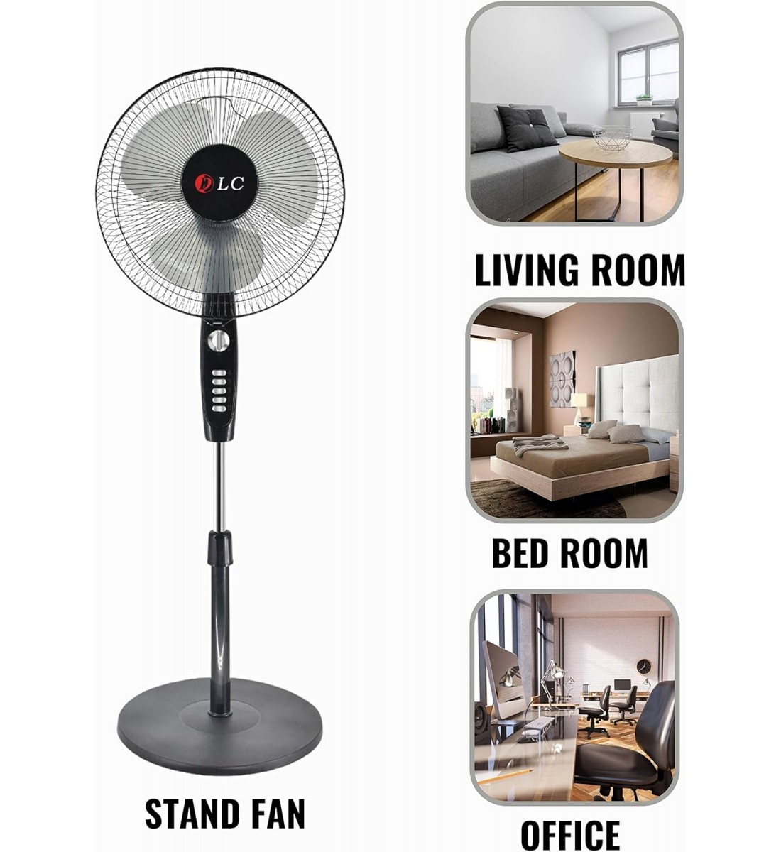 مروحة كهربائية دي ال سي عمودي 45 واط 