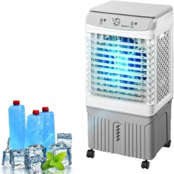  مبرد هواء صحراوي مكيف صحراوي محمول بخزان مياه كبير ومروحة مكيف بـ 3 سرعات قابلة للتغيير مناسب للمكتب والمنزل (30 لتر) موديل CY-95638