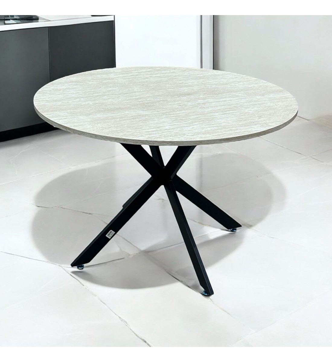 طاولة سفرة بسطح بديل الخشب 110×10×75سم (بدون كراسي )