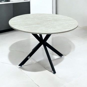 طاولة سفرة بسطح بديل الخشب 110×10×75سم (بدون كراسي )