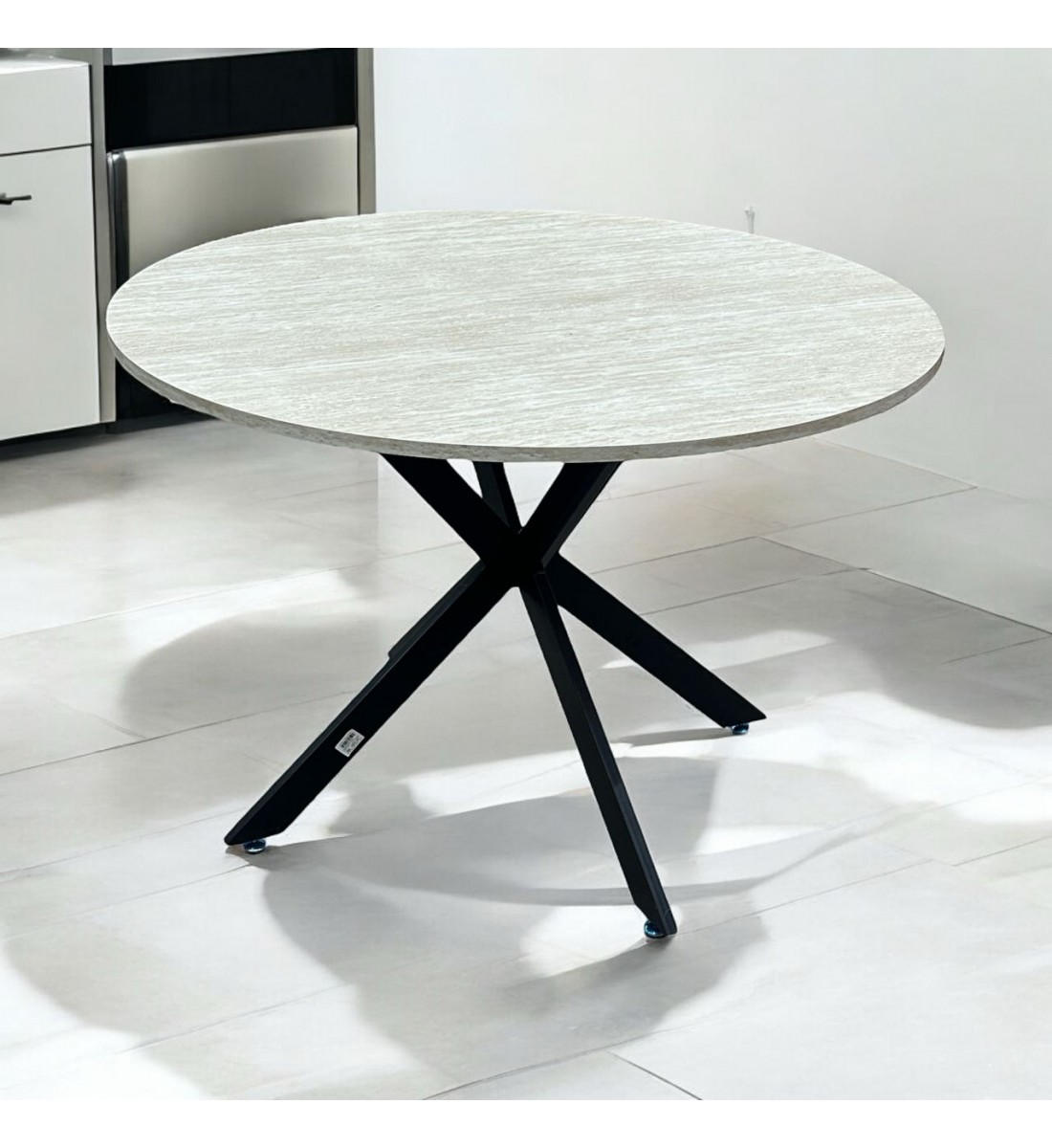 طاولة سفرة بسطح بديل الخشب 110×10×75سم (بدون كراسي )