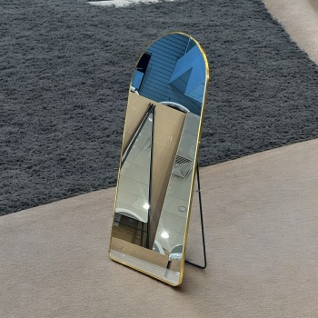 مراية قاعدة بايطار ذهبي مميز180×80سم 