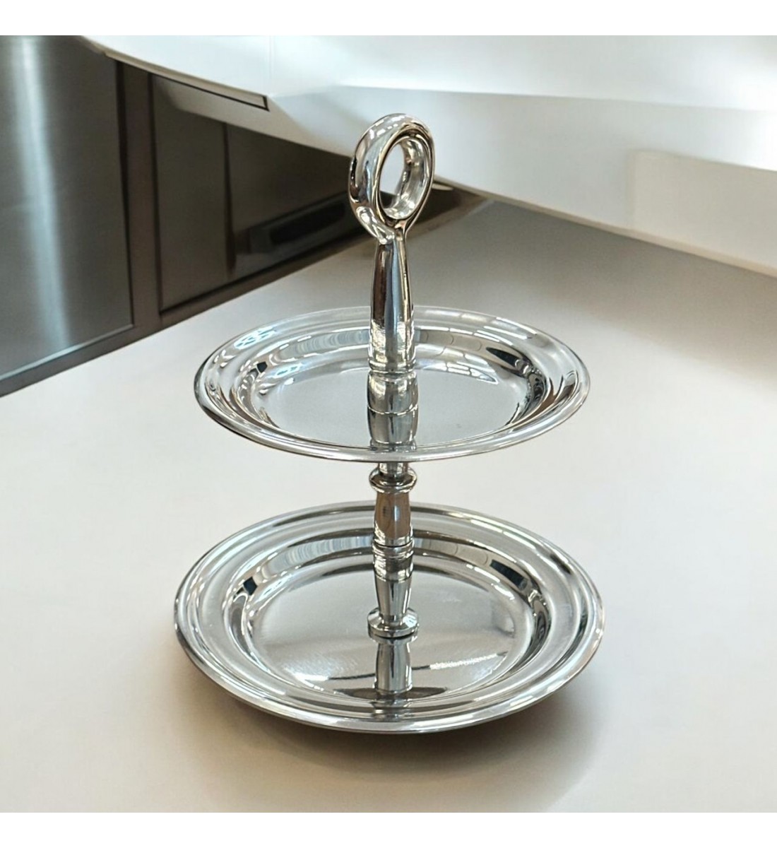 شيال حلا تقديم من الاستانلس استيل 18×13×13سم شيال حلا تقديم من الاستانلس استيل 18×13×13سم