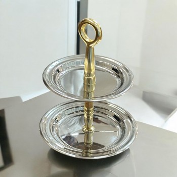 شيال حلا تقديم من الاستانلس استيل   18×13×13سم 