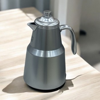 ترمس شهد أنيق ومميز استيل ــ كروم مطفي  ــ 1لتر