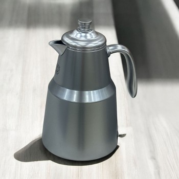 ترمس شهد أنيق ومميز استيل ــ كروم مطفي  ــ 1لتر