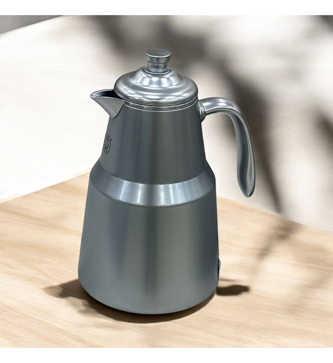 ترمس شهد أنيق ومميز استيل ــ كروم مطفي ــ 1لتر ترمس شهد أنيق ومميز استيل ــ كروم مطفي ــ 1لتر