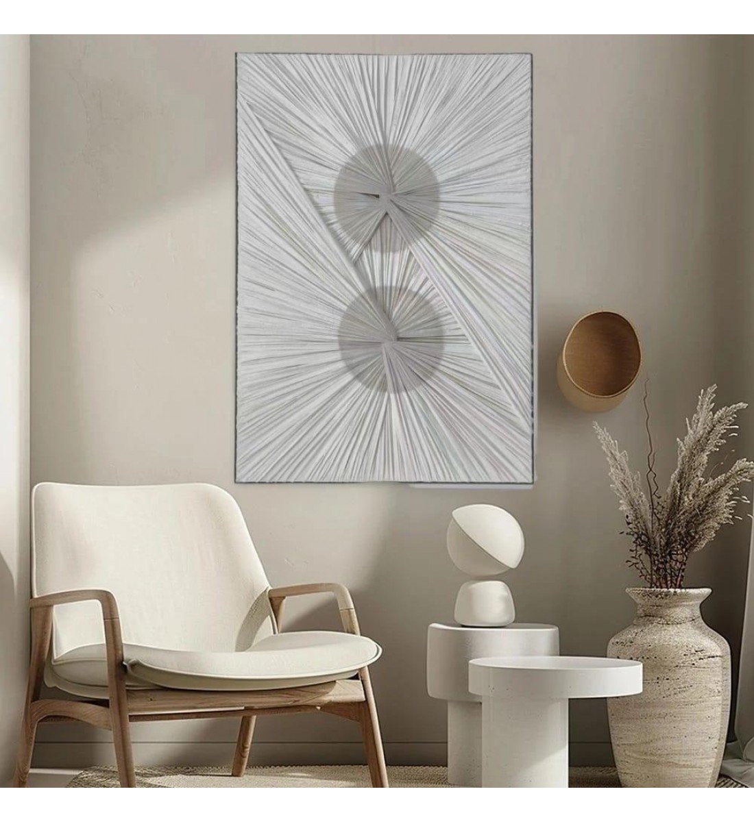 لوحة جدارية فنية، بتصميم مودرن مقاسات الوحة الطول 103 العرض 73سم 