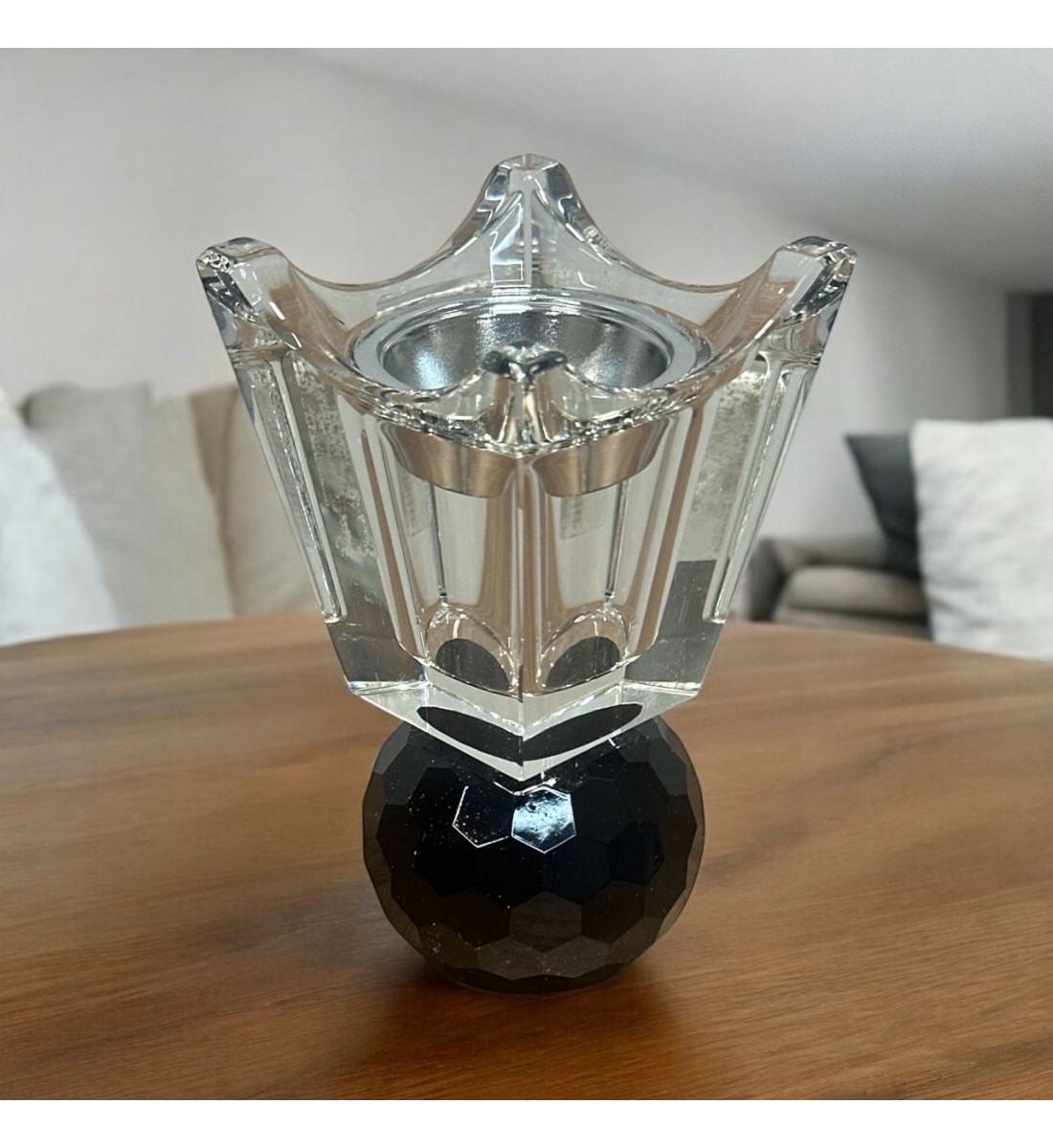 مبخرة كرستال شفاف 13×7×7سم 