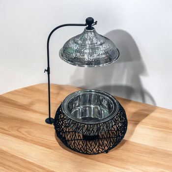 سخان طعام من الستانلس ستيل هندي غطاء استيل –4لتر 