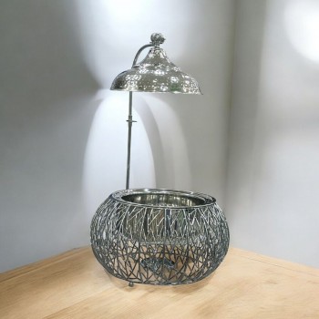 سخان طعام من الستانلس ستيل هندي غطاء استيل –4لتر 