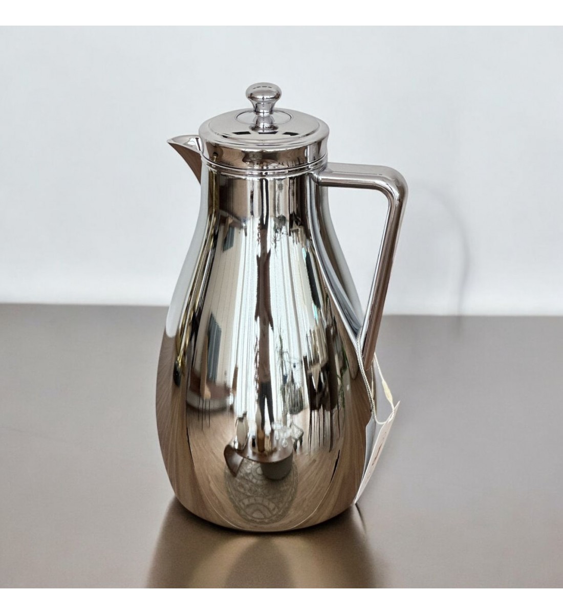 ترمس استيل زجاج كروم فضي 1.3لتر ترمس استيل زجاج كروم فضي 1.3لتر