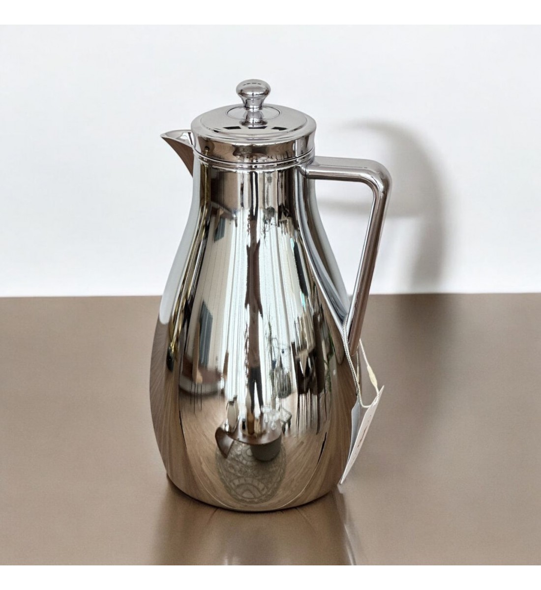 ترمس استيل زجاج كروم فضي 1.3لتر ترمس استيل زجاج كروم فضي 1.3لتر