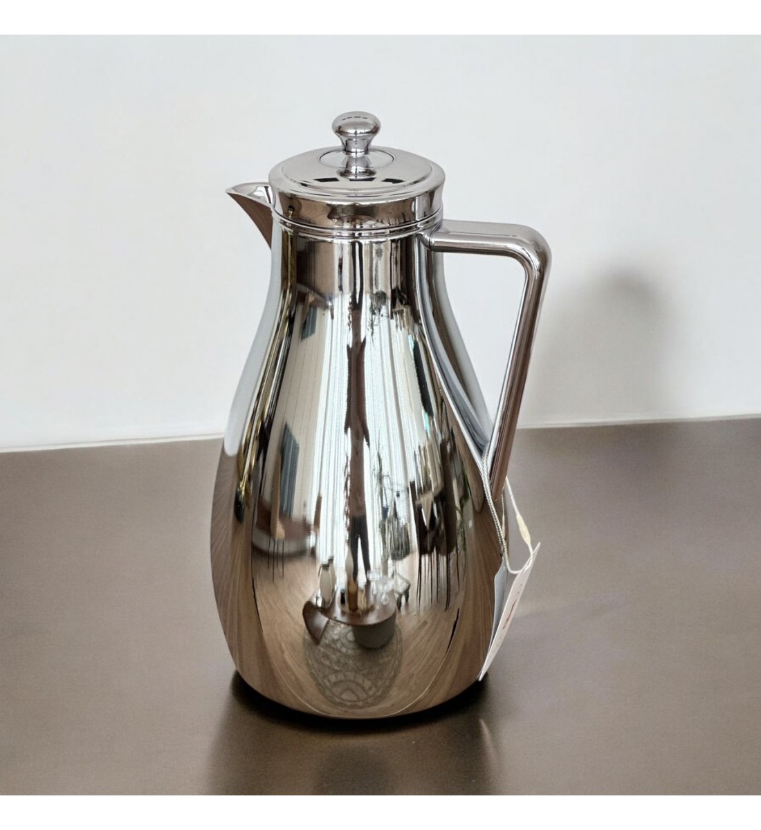 ترمس استيل زجاج كروم فضي 1.3لتر ترمس استيل زجاج كروم فضي 1.3لتر