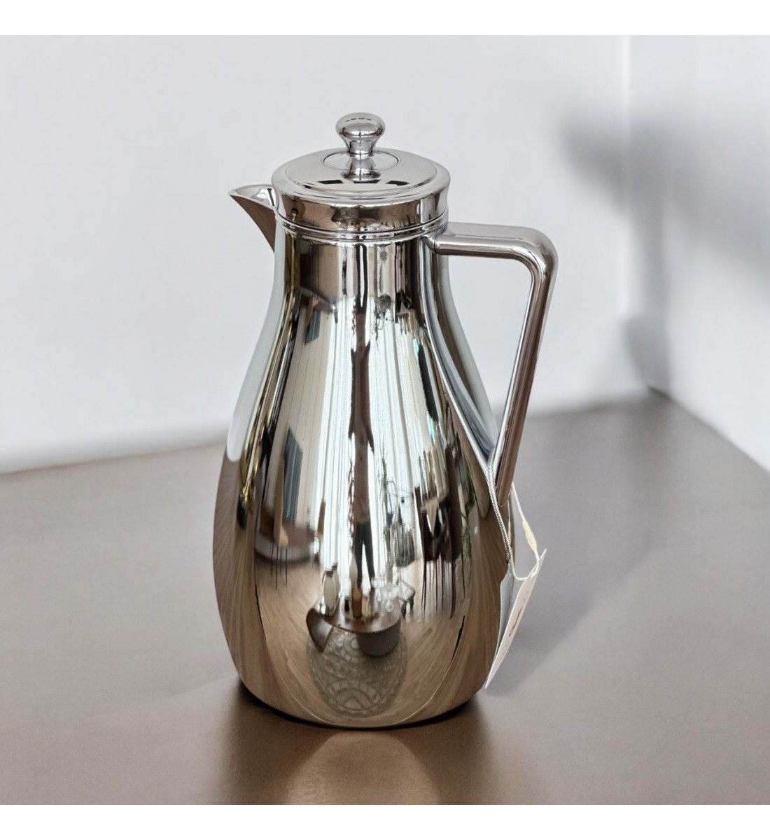 ترمس استيل زجاج كروم فضي 1.3لتر ترمس استيل زجاج كروم فضي 1.3لتر