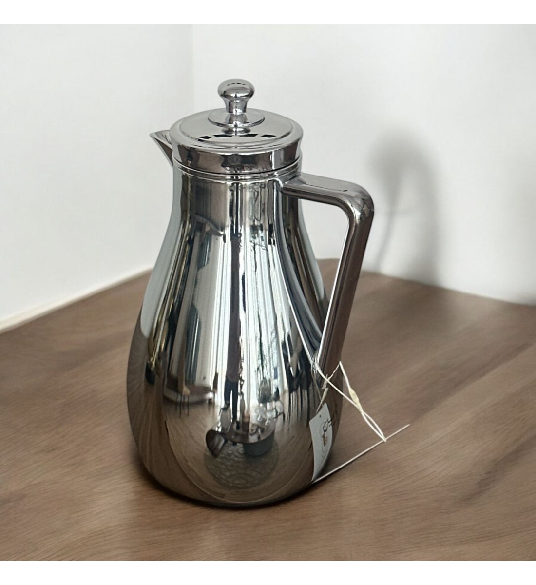 ترمس استيل زجاج كروم فضي 1 لتر ترمس استيل زجاج كروم فضي 1 لتر