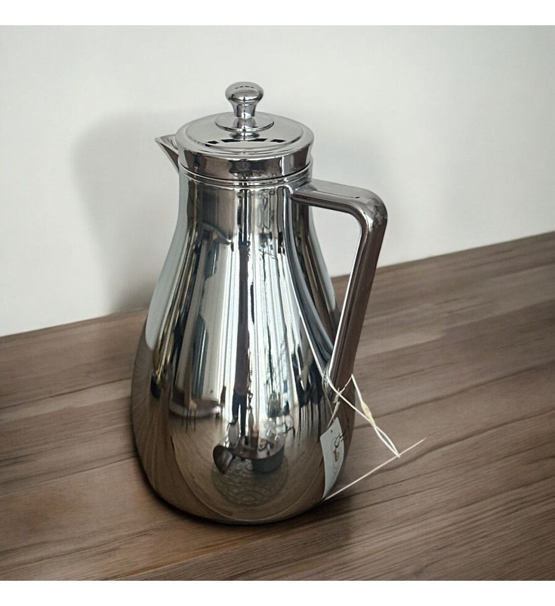 ترمس استيل زجاج كروم فضي 1 لتر ترمس استيل زجاج كروم فضي 1 لتر