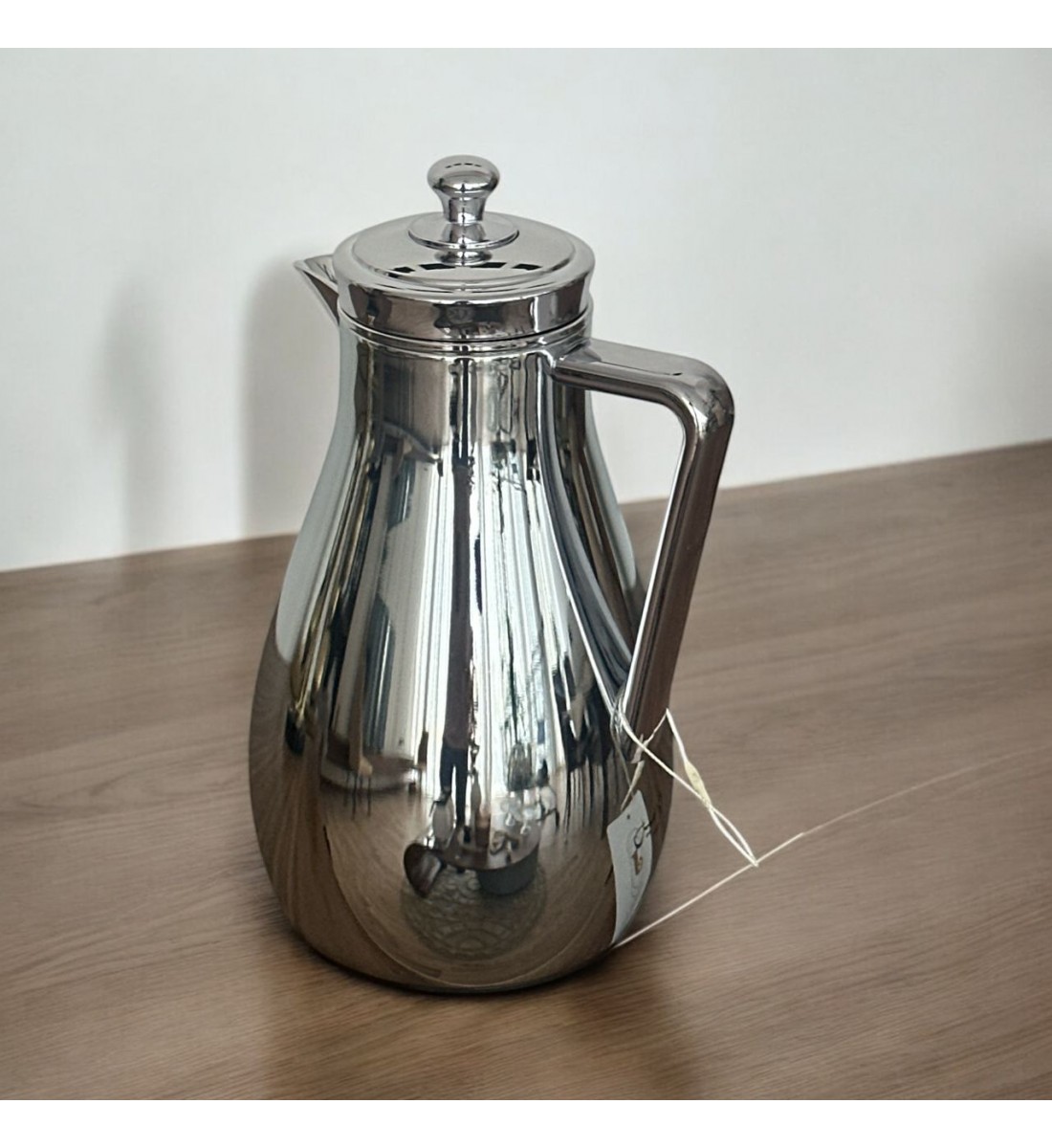 ترمس استيل زجاج كروم فضي 1 لتر ترمس استيل زجاج كروم فضي 1 لتر