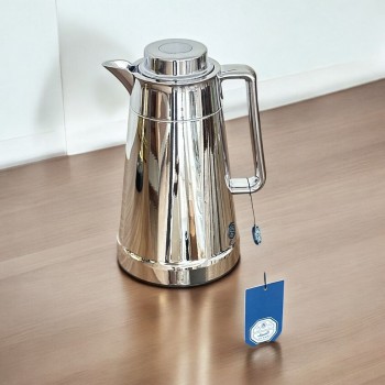 ترمس استيل زجاج مايا كروم  فضي0.75 لتر