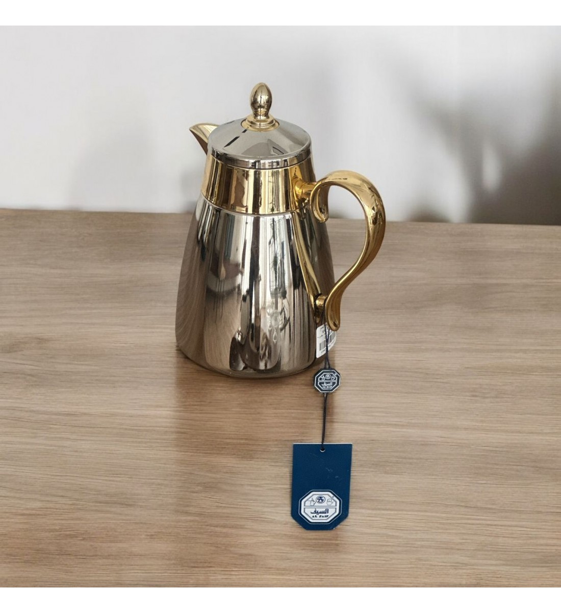 ترمس استيل زجاج شهد فضي مذهب 0.65 لتر ترمس استيل زجاج شهد فضي مذهب 0.65 لتر