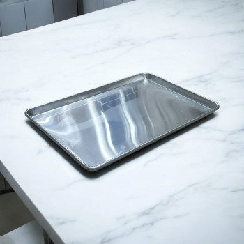 صحن تقديم من الالمنيوم مقس 60×40×3سم 