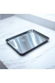 Aluminum serving plate, 40 x 29 x 3 cm