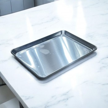 صحن تقديم من الالمنيوم مقس40×29×3سم 