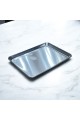 Aluminum serving plate, 40 x 29 x 3 cm