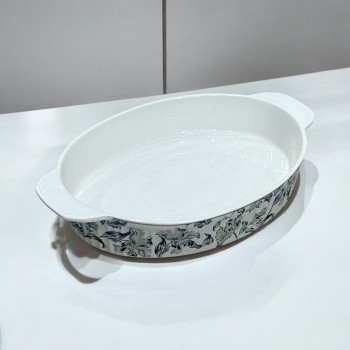 صينية فرن ورد اسود 36×20×6سم 