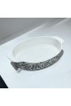 Blue rose oven tray 36 x 20 x 6 cm
