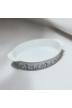 Blue rose oven tray 36 x 20 x 6 cm