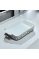 Blue rose oven tray 36 x 20 x 6 cm