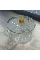 3.2L Glass Saucepan with Lid and Handle