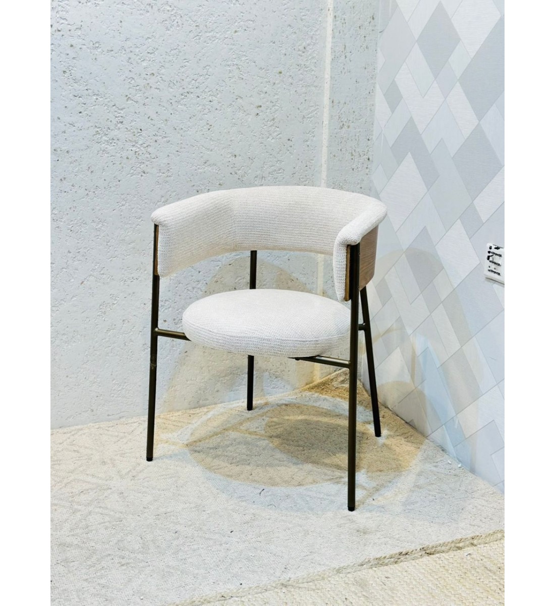 كرسي سفرة قماش  حديد - إيلا70×40×55سم 