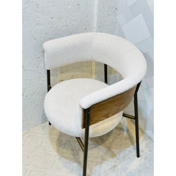 كرسي سفرة قماش  حديد - إيلا70×40×55سم 