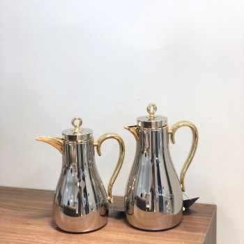 طقم ترامس ميرا - فضي مطفي 2قطع 