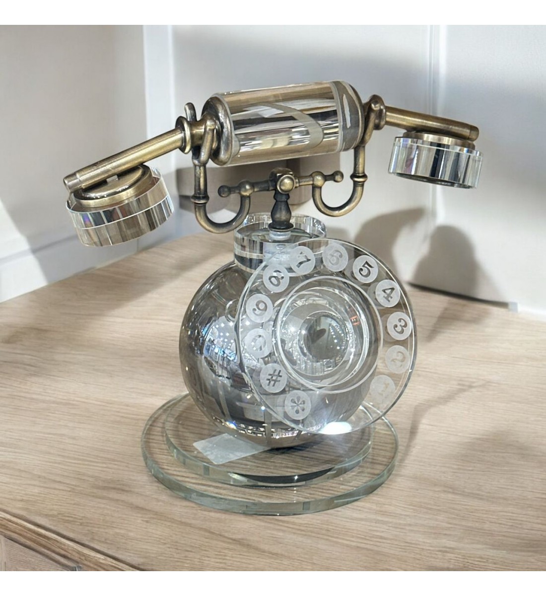هاتف كريستال فاخر 23×15×5سم هاتف كريستال فاخر 23×15×5سم