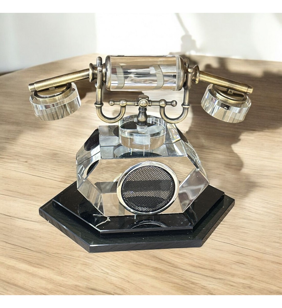 هاتف كريستال فاخر 19×24×16سم هاتف كريستال فاخر 19×24×16سم