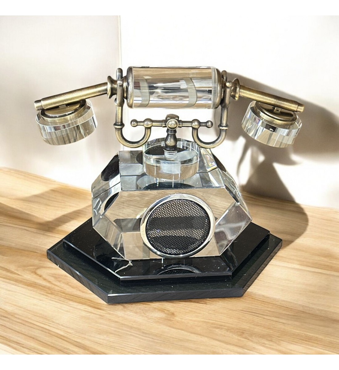 هاتف كريستال فاخر 19×24×16سم هاتف كريستال فاخر 19×24×16سم