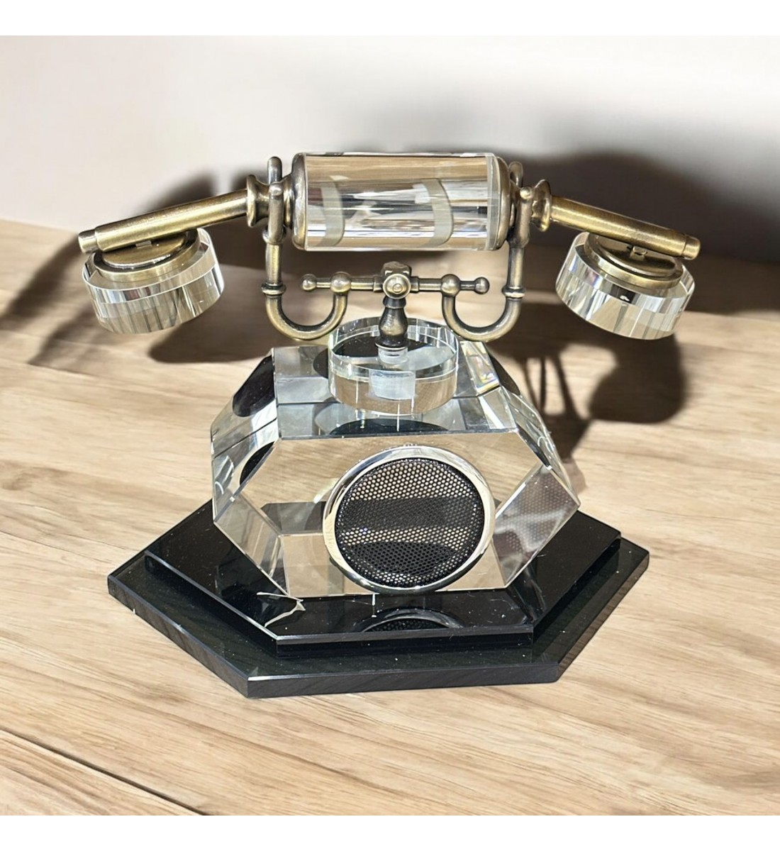 هاتف كريستال فاخر 19×24×16سم هاتف كريستال فاخر 19×24×16سم