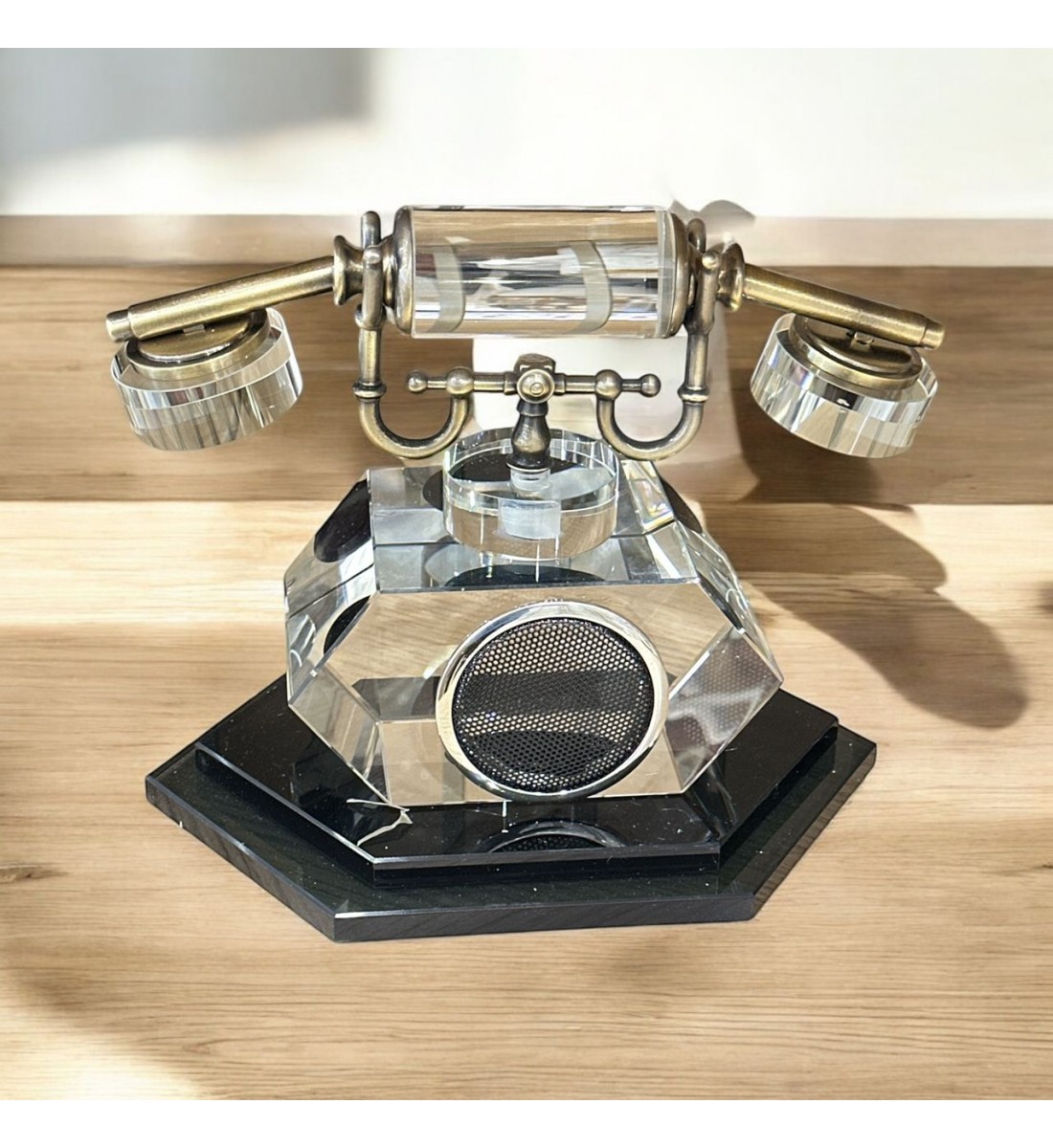 هاتف كريستال فاخر 19×24×16سم هاتف كريستال فاخر 19×24×16سم