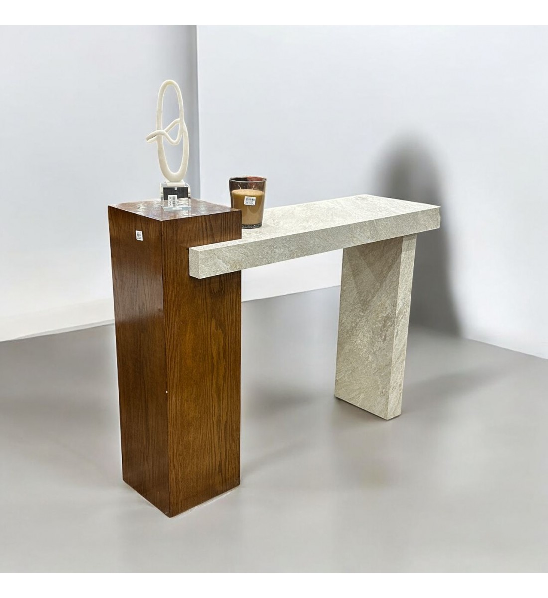 مدخل بديل رخام سطح بديل الرخام بيج  علي بني 100×130×40سم  (منتج تفصيل ) 